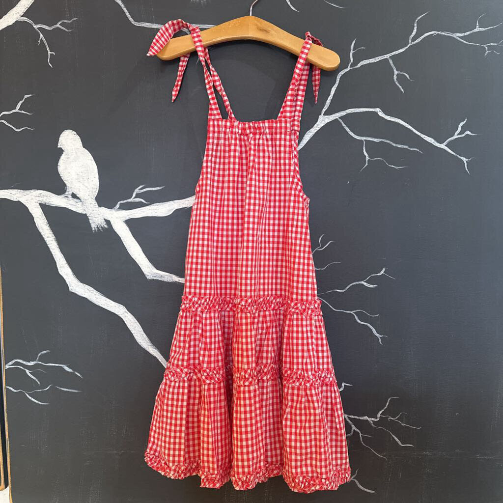 Sophie Catalou Red Gingham Tank Dress 5