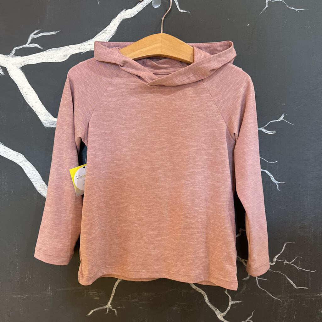 REI Mauve Longsleeve Hooded Layer Size 3t