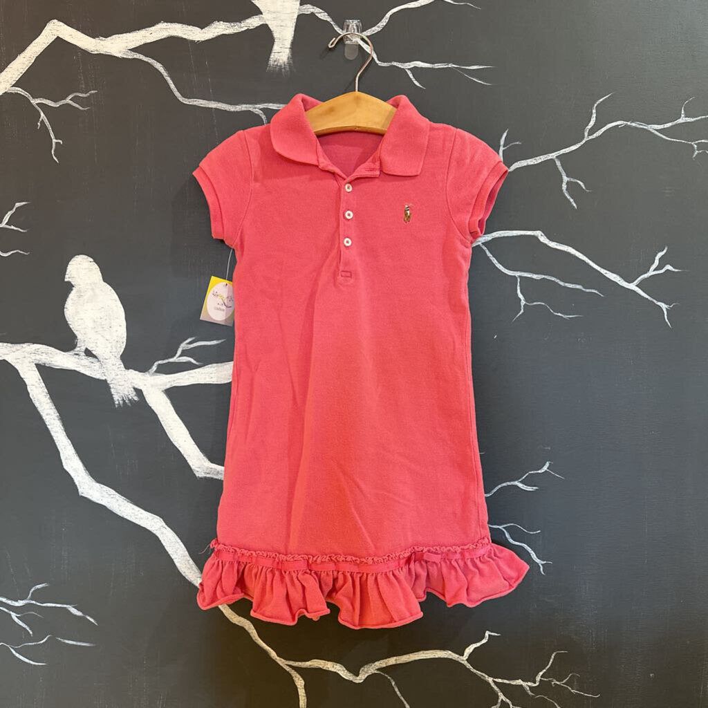 Polo Ralph Lauren Pink Ruffle Dress Size 4t