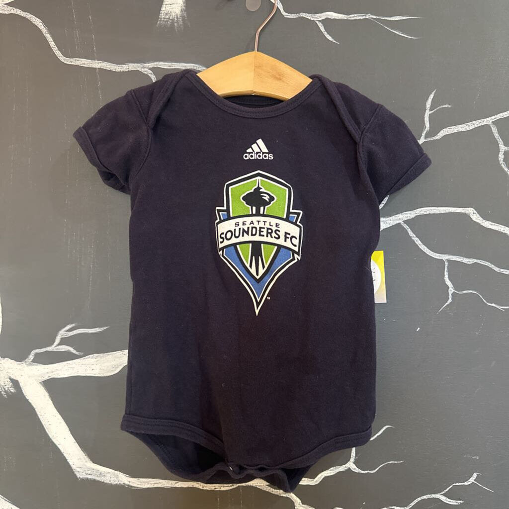 Adidas Navy Sounders SS Onesie 24m