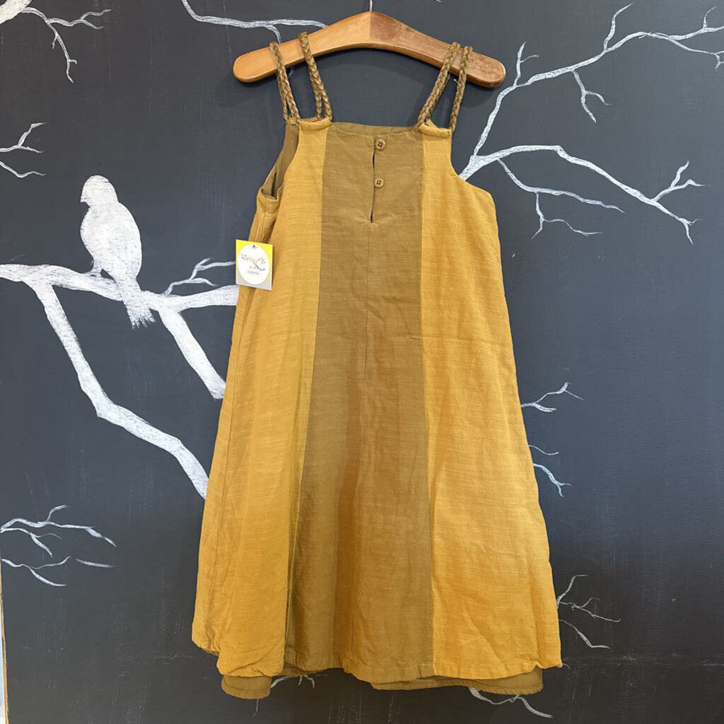 Tahari Mustard Dress Size 8