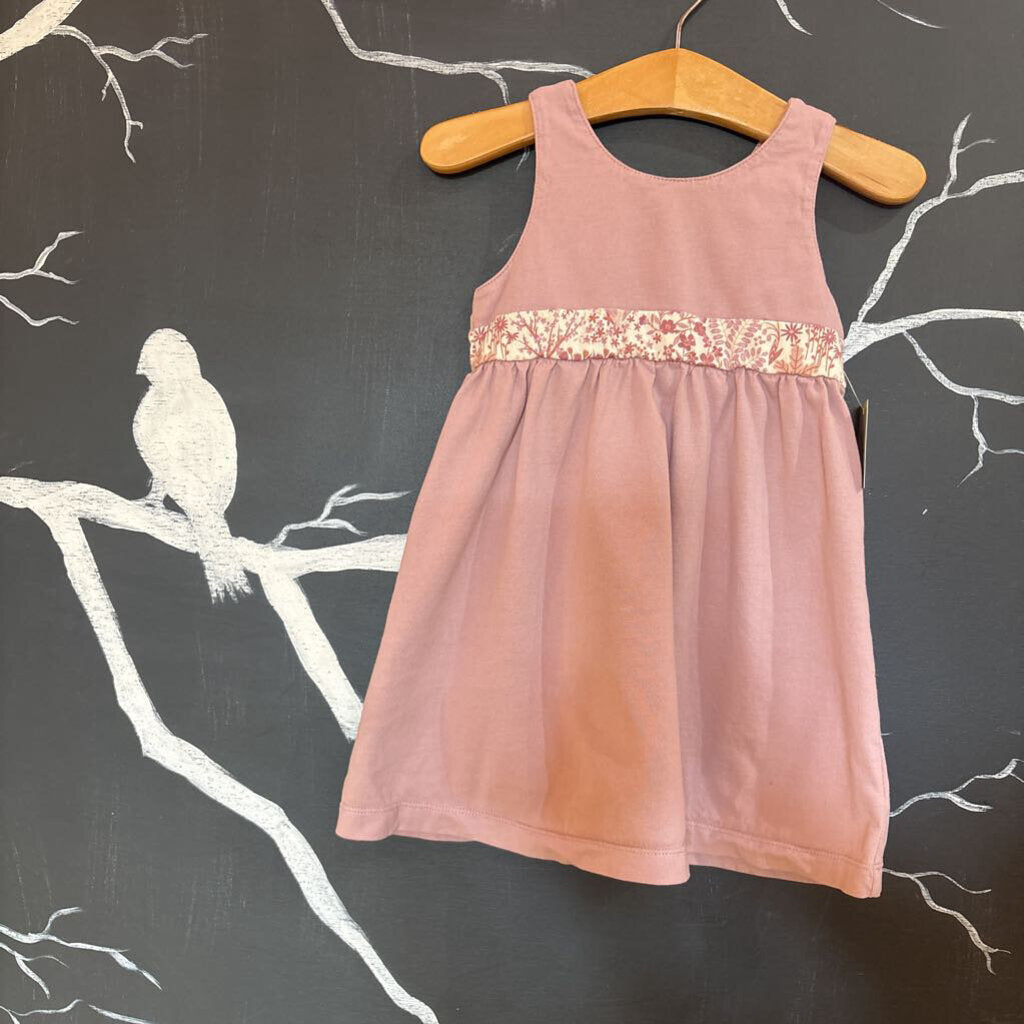 City Mouse Purple Flora Tank Dress w. Bloomers 18-24m