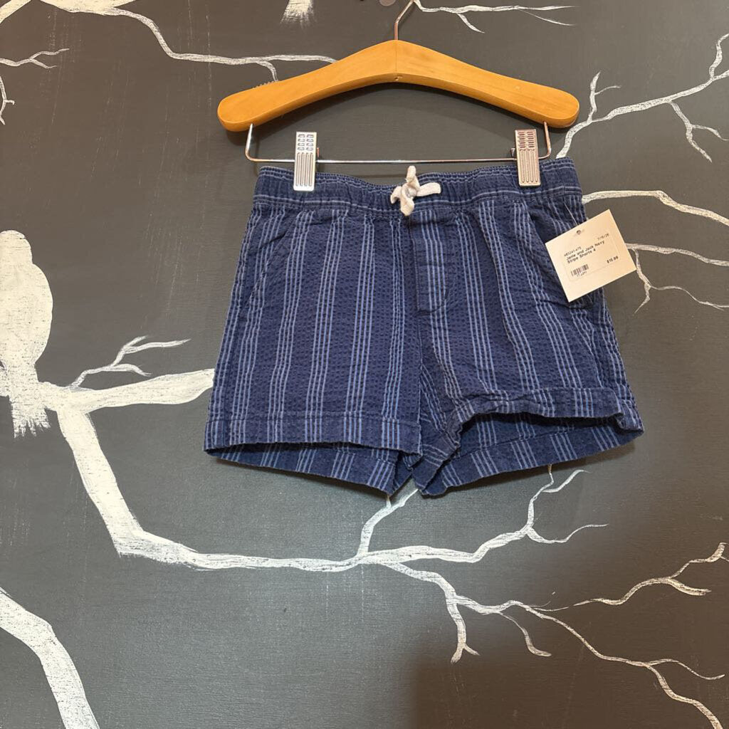 Janie and Jack Navy Stripe Shorts 4