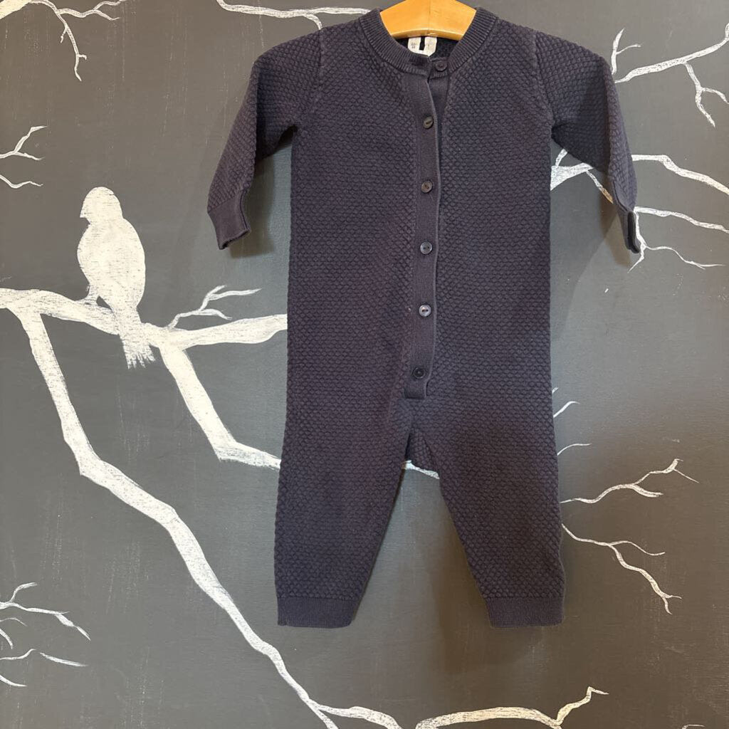 Artek Navy LS Jumpsuit 12-18m