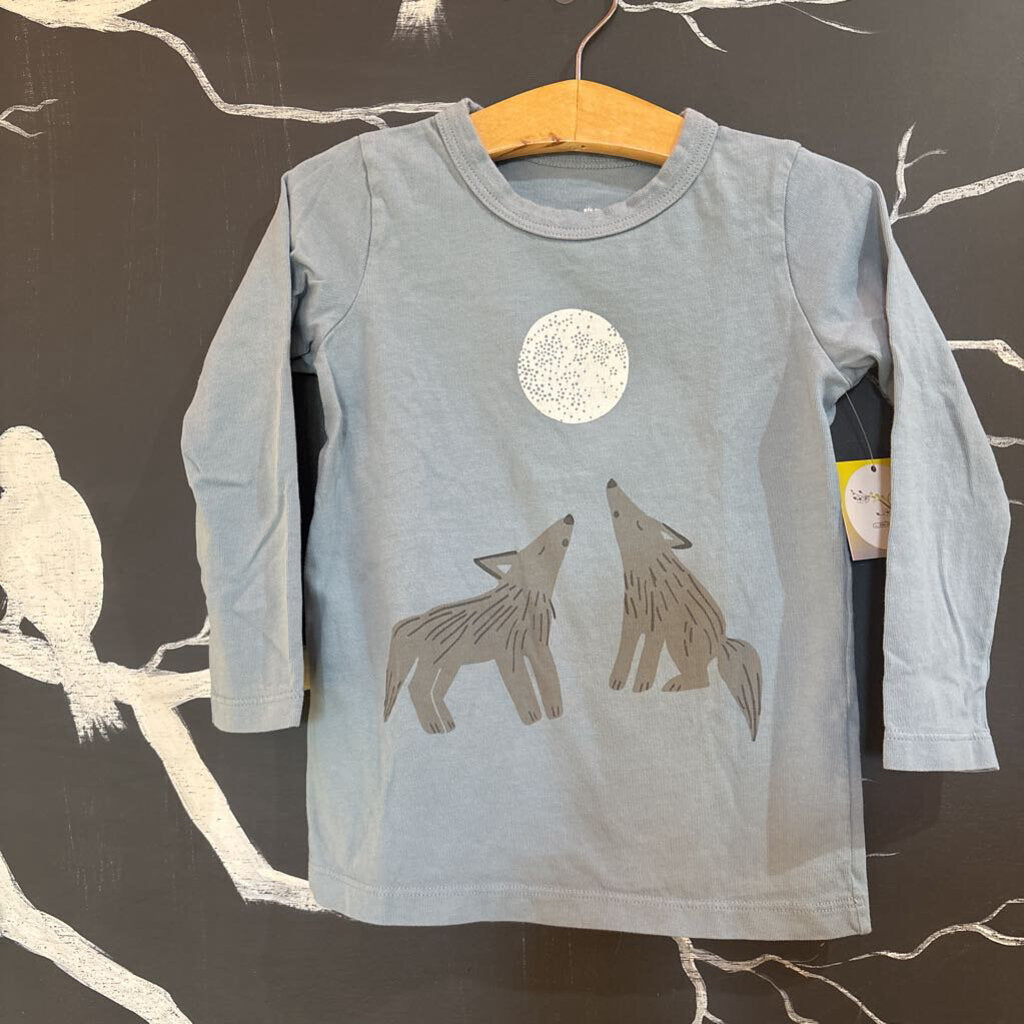 Winter Water Factory Blue Howling at the Moon LS Tee 4