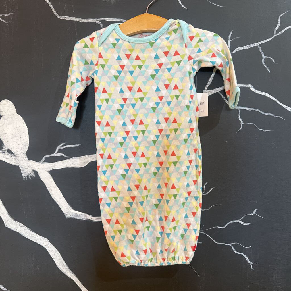 Zutano Geometic Sleep Gown Size 6mo