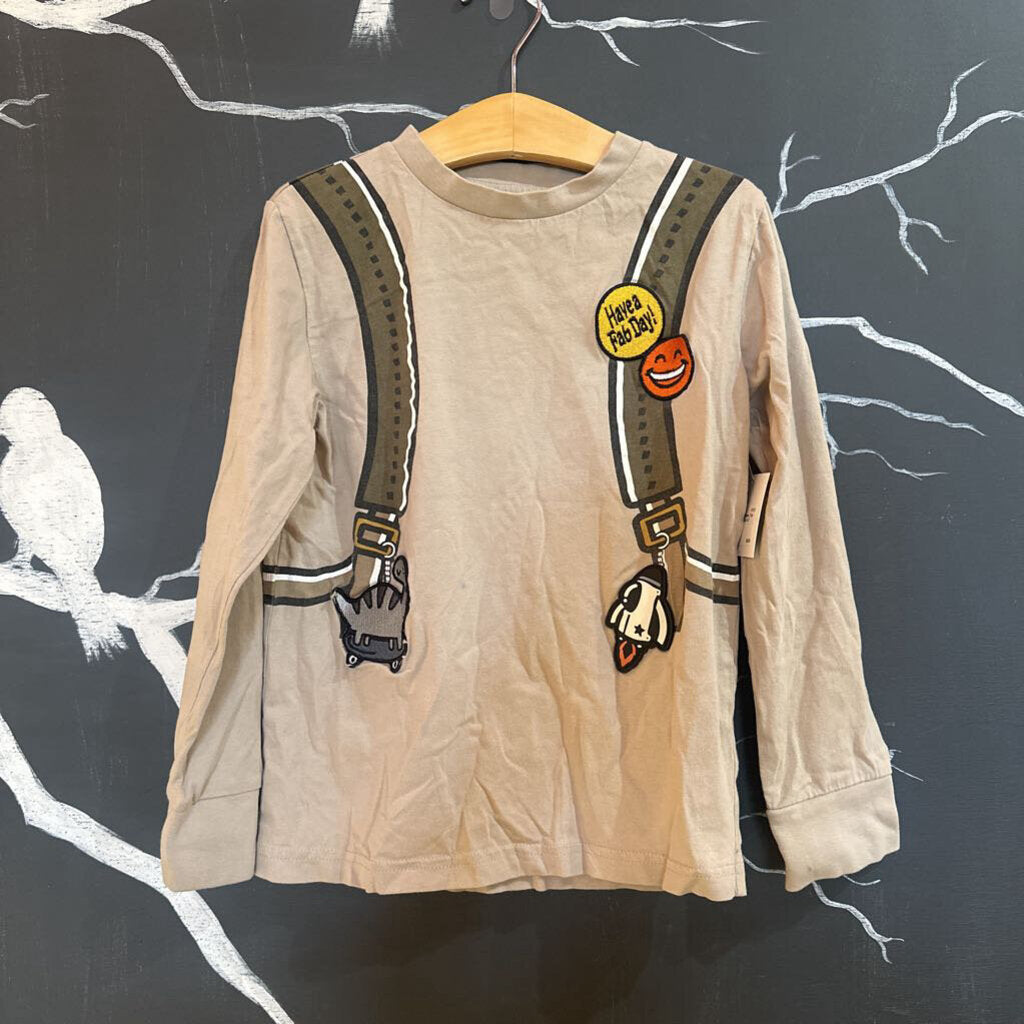 Next Long Sleeve Tee w/ Patches Sz 6-7