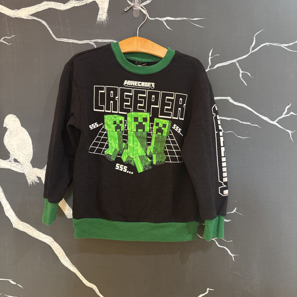 Minecraft Black Green Creepers Sweatshirt 5
