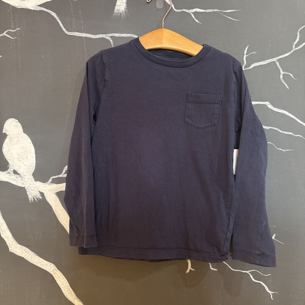 Crewcuts Navy LS Tee 4-5