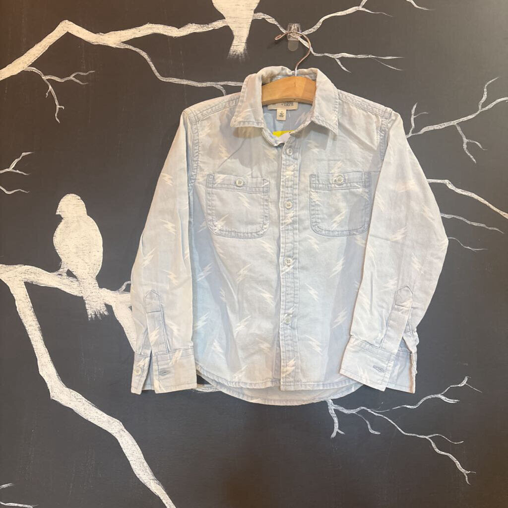 Tucker+Tate Blue Bolts LS Button-up 4