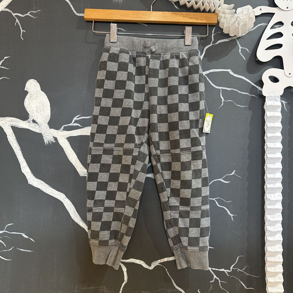 Hanna Andersson Grey Checkered Sweatpants 5