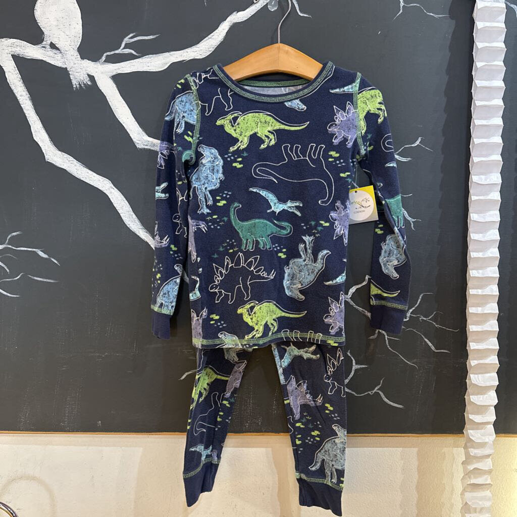 Nordstrom Blue Dino PJ's 5