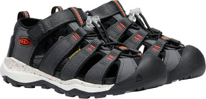 Keen Newport Neo H2 Sandal, Magnet/Spicy Orange (Youth)