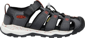 Keen Newport Neo H2 Sandal, Magnet/Spicy Orange (Youth)