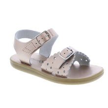 Load image into Gallery viewer, Footmates Ariel Sandal, Rose Gold (Tiny/Toddler/Child)
