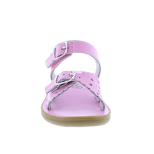Load image into Gallery viewer, Footmates Ariel Leather Sandal, Bubblegum (Tiny/Toddler/Child)

