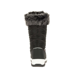 Kamik Prairie Waterproof Snow Boot, Black/White (Child/Youth)