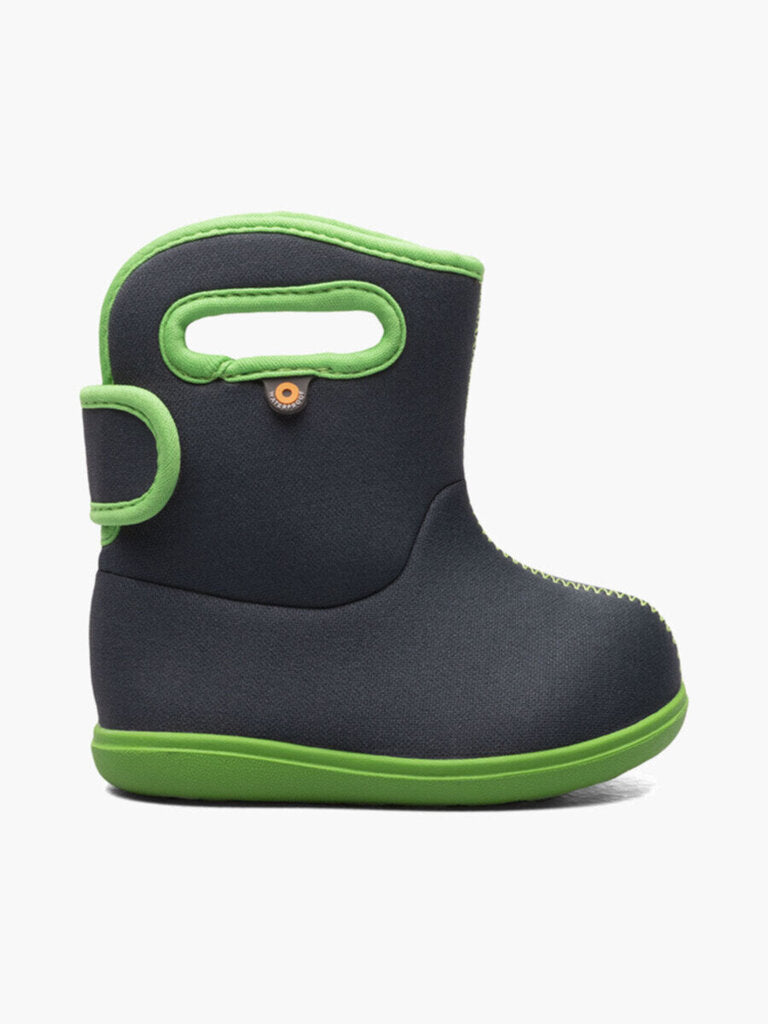 Baby Bogs II Solid, Navy/Green (Toddler/Child)