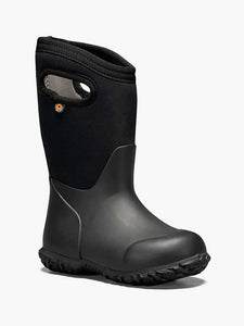 Bogs York Solid, Black (Child/Youth)
