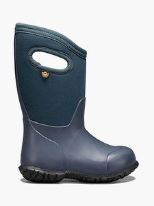 Bogs York Solid, Navy (Child/Youth)