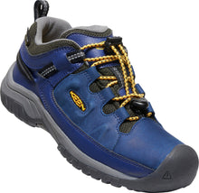 Load image into Gallery viewer, Keen Targhee Low Waterproof Hiker, Blue Depths/Forest Night (Youth)
