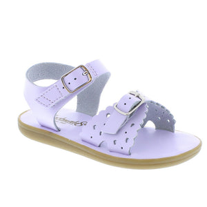 Footmates Ariel Leather Sandal, Lavender (Toddler/Child/Youth)