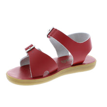 Load image into Gallery viewer, Footmates Eco-Tide Sandal, Apple Red (Tiny/Toddler/Child)
